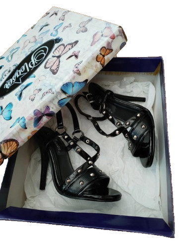 Pleaser seduce black patent - black,