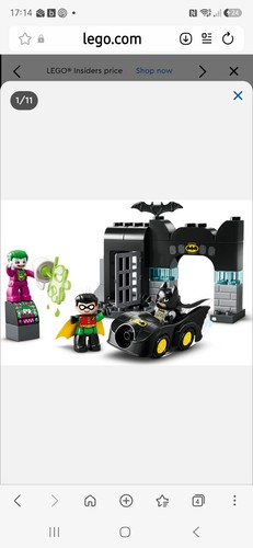 Lego duplo batcave - lego,