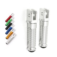 FOR APRILIA TUONO V4 R APRC 18-21 20 SILVER MPRO FRONT MOTORCYCLE FOOT PEGS