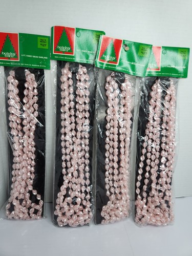 Vintage holiday trim pink - vintage,