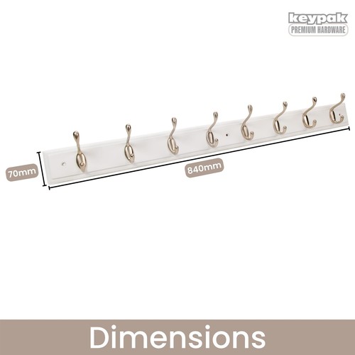 Coat rack wall mounted - coat, wooden