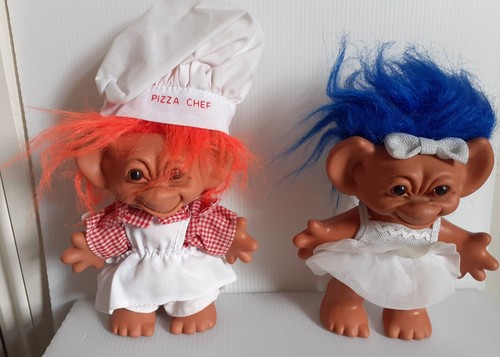 Uneeda troll dolls - 2, pizza