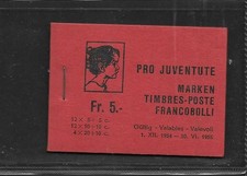 Switzerland - 1955 Pro Juventute booklet  - unmounted mint