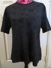 BNWT Bon Marche Black Sparkly