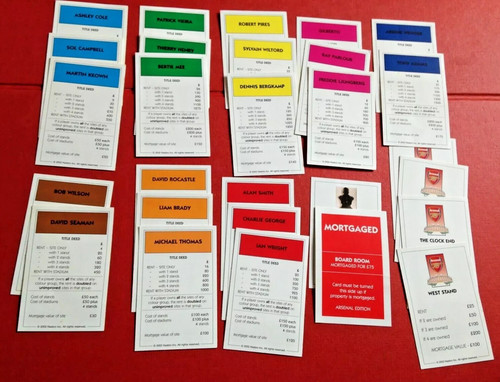 Full set 2002 arsenal - set,