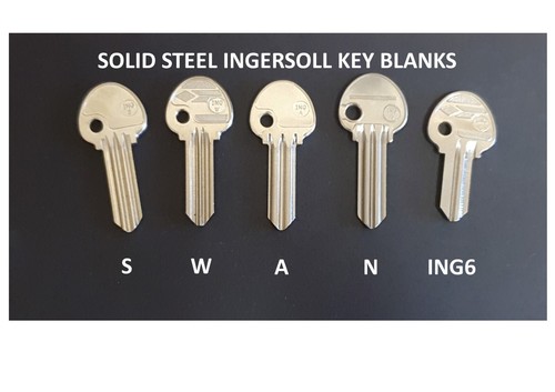 Ingersoll key blanks - blanks, ing