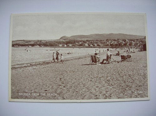 Arran postcard brodick from - postcard,
