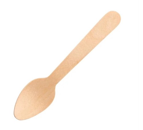 Wooden teaspoons disposable - wooden,