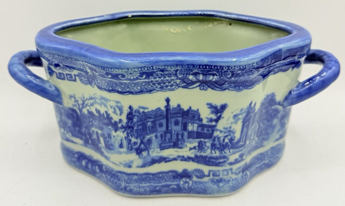 Antique staffordshire blue - antique,