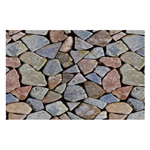 Peel and stick stone - and,