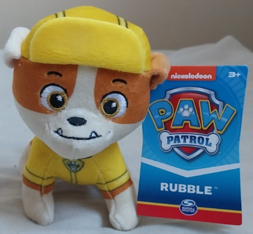 Paw patrol rubble soft toy - patrol, rubble,
