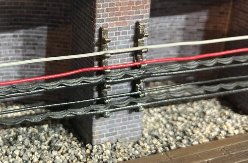 Lineside cable hangers - hangers, /
