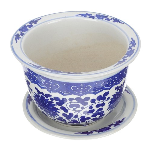 Chinese porcelain flower pot - porcelain,