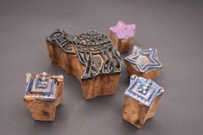 Set Of Indian Wood Block