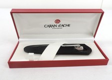 Caran d'Ache Rhodium Plated Ballpoint Pen. Hexagonal XS .Thames Hospice