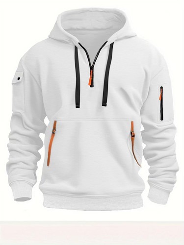 Men retro sweatshirt work half - men,