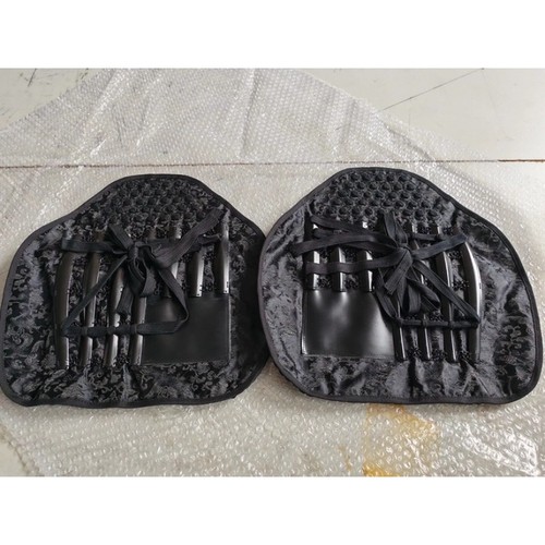 Japanese samurai suneate black - suneate,