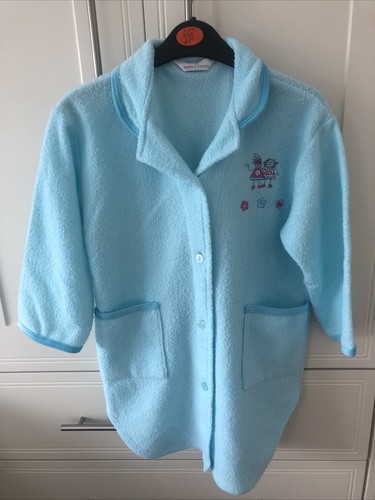 Girls blue dressing gown - girls,