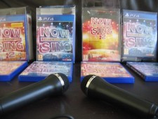 PS4 NOW THATS WHAT I CALL SING GAMES SERIES + 2x MICROPHONES / MICS - NOW! 