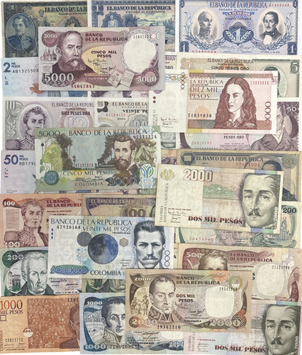 Colombian peso bank - peso,