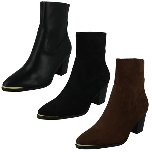Ladies spot mid - cuban, heel