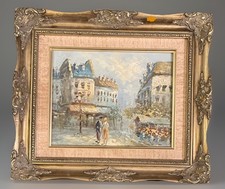 Vintage Parisian Street Scene
