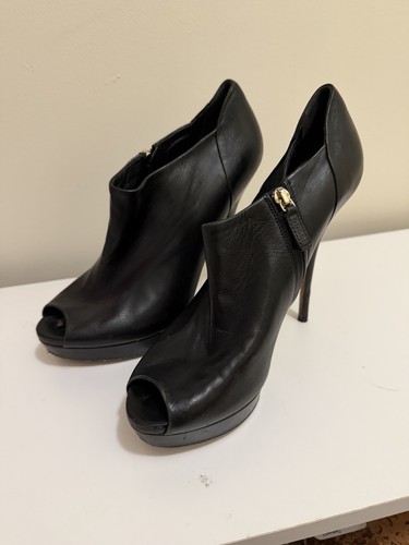 Gucci black leather - gucci, toe