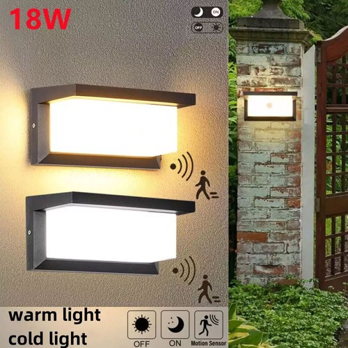 Modern 18w led wall light - led, pir