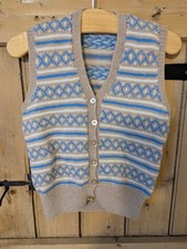 Vintage Mens Hand Knitted Fair