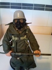 WWII German Uniform ( Dragon DID ) With An Action Figure ( Flamethrower )