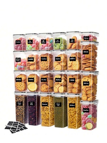 48pcs airtight food storag - airtight,