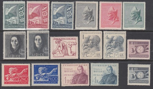 Czechoslovakia 1947 complete - -,