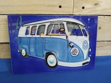Volkswagen Split Screen Camper Van Ceramic Display Tile Approximately 30x20cm