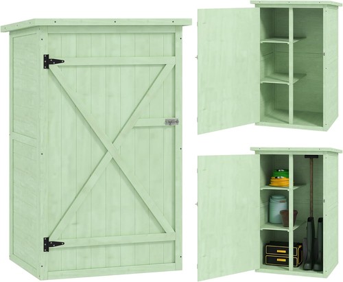 Outsunny wooden garden shed - outsunny,