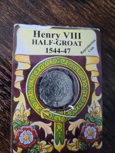 Henry viii half groat 1544 - henry, 1544-47