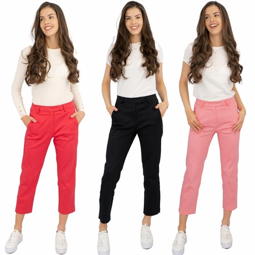 Womens trouser chino black - m&s,