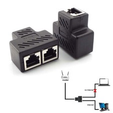 RJ45 Splitter Adapter Ethernet