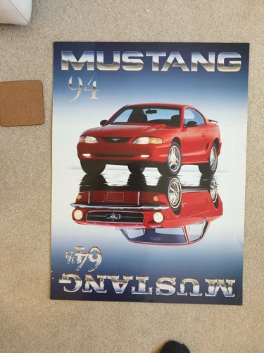 Rare poster ford mustang - poster, 30th