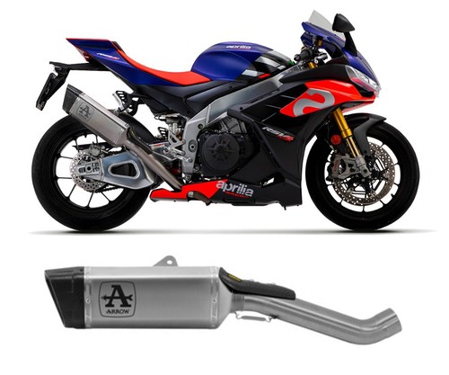 Exhaust arrow inox aprilia rsv - exhaust,
