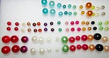 Choice of real & faux pearl stud earrings choice of colours & size pearls UK