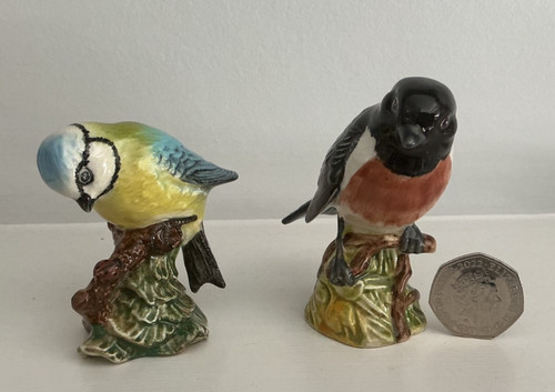 Pair beswick small bird - small,