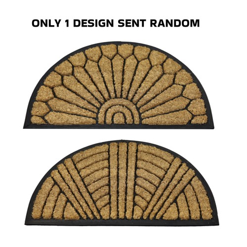 Coir door mat half - door,
