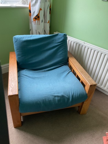 Futon company solid oak single - futon,