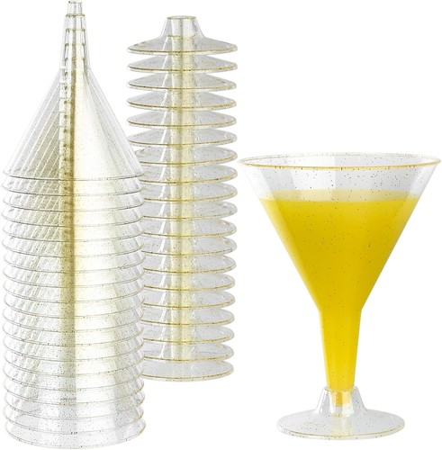 Reusable cocktail glasses - reusable, set