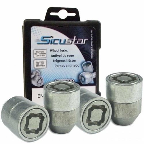 Wheel lock nuts tapered - , 60°
