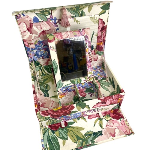 Chintz fabric jewelry box - chintz,