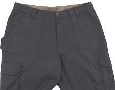 M&S Mens Marks and Spencer Blue Cargo Trousers Size 42 Leg 33 31