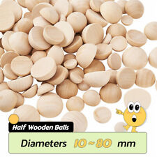 Unfinished Half Wooden Beads