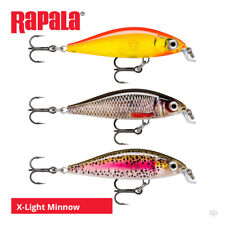Rapala X-Light Minnow Lures - Pike Perch Chub Zander Trout Salmon Fishing Tackle