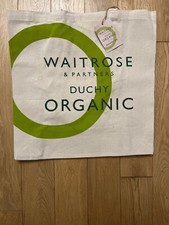 Waitrose Duchy Organic Canvas Reusable Shopping Bag